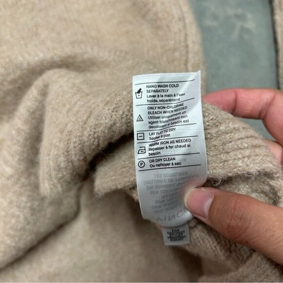 Vince Alpaca Blend Mock Neck Sweater Size Large - Picture 5 of 5